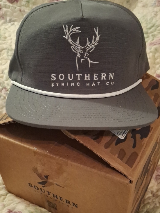 Southern String Hat Co Other - Southern String Hat Co. Gray Hat with White Rope Detail